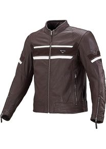 Macna Rendum, veste en cuir , couleur: Bleu , taille: 50