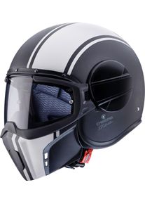 CABERG Ghost Legend, modulaire helm , kleur: matzwart/witte , maat: XS