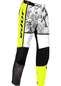 JOPA Q-Bix, pantaloni tessili per bambini , colore: Giallo Fluo/Grigio , dimensione: 27
