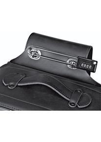 Held Combination lock, with shackle