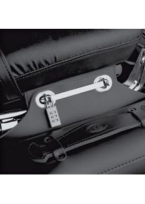 Held Combination lock, klik-systeem , kleur: zilver