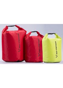 SW-Motech Drypacks 4/8/13L, set di borse a rotolo impermeabile , colore: Rosso/Giallo Fluo