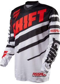 Shift Assault, jersey , color: Race Black/White , size: S