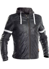 Richa Toulon 2, leather jacket , color: Black/Grey , size: 52