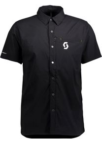 Scott Button FT S22, shirt short sleeve , color: Black/Grey , size: M