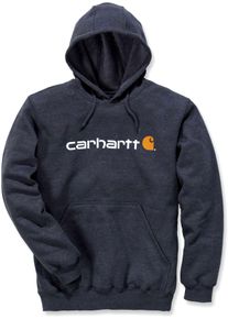 Carhartt Signature Logo, capuchon , kleur: donkergrijs , maat: M