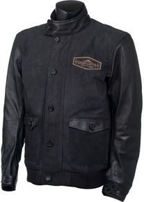 GC Bikewear Hillberry, Giacca in pelle-tessuto , colore: Nero , dimensione: M