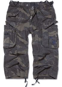 Brandit Industry Vintage 3/4, cargoshorts , kleur: Darkcamo , maat: S