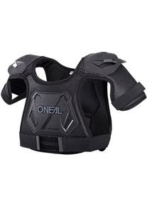 O Neal ONeal Peewee, chaleco protector niños , color: Negro , tamaño: XS/S