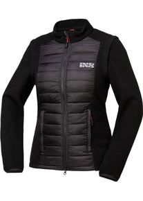 iXS Zip-Off, textieljas vrouwen , kleur: zwart , maat: L