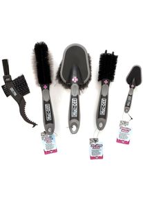 Muc-Off brush kit, 5 pc s. , kleur: zwart/grijs