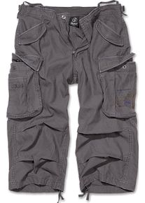Brandit Industry Vintage 3/4, cargoshorts , kleur: grijs , maat: M