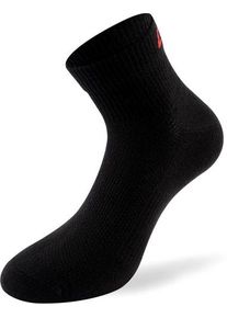Lenz Performance Quarter Tech, functional socks , color: Black , size: 39 EU - 42 EU
