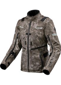 Revit Sand 4 H2O Camo, textieljas waterdicht vrouwen , kleur: Grijs/Bruin/Zwart , maat: 40