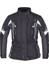 GERMOT Xantia Pro, textile jacket waterproof women , color: Black/Grey/White , size: 36