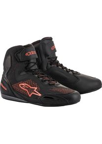 Alpinestars Faster 3 Rideknit, schoenen , kleur: zwart/neon rood , maat: 6.5 US