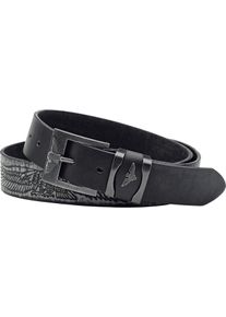 Held 003264-00, leren riem , kleur: zwart , maat: 105