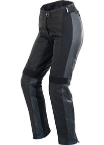 Spidi Teker, lether-textiel broek vrouwen , kleur: zwart , maat: 50