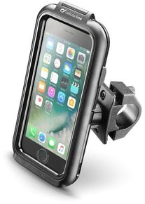 cellularline Icase IPhone 6/6S/7/8, Smartphonehouder , kleur: zwart