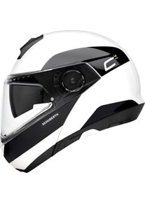 Schuberth C4 Pro Fragment, flip up helmet , color: White/Black , size: XS (52/53)