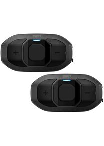 SENA SF1, communicatie systeem twin pack , kleur: zwart