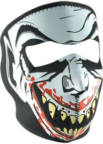 face mask glow vampire , couleur: Noir/Gris Clair/Rouge , taille: Taille unique