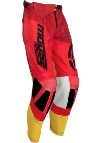 Moose Racing M1, stoffen broek , kleur: zwart/pink , maat: 38
