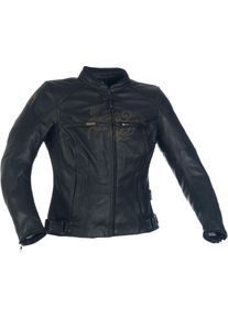 Richa Montannah, femmes de veste en cuir , couleur: Noir , taille: 42
