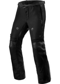 Revit Valve H2O, leder/textiel broek waterdicht , kleur: Zwart , maat: Kort 56