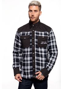 King Kerosin Adventure Gear - Lone Wolf, shirt/jas , kleur: Zwart/Wit , maat: M