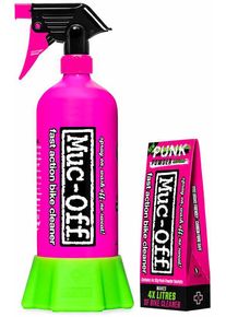 Muc-Off Punk Powder + Bottle, motorfiets reiniger w. spray fles