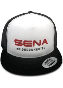 SENA Snapback Mesh, dop , kleur: Zwart/Wit , maat: Een maat
