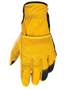 Biltwell Borrego, Handschoenen , kleur: goud/zwart , maat: XL