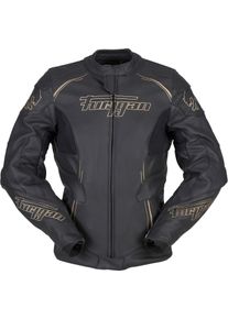 Furygan Trinity, leren jack dames , kleur: zwart , maat: XL