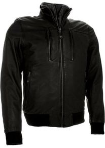 Richa Lockheed, veste en cuir , couleur: Mat Noir , taille: 48