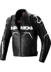 Spidi Evorider 2, veste en cuir , couleur: Noir/Blanc , taille: 56