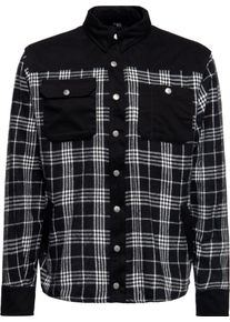 King Kerosin Adventure Gear - Blank, shirt/jas , kleur: Zwart/Wit , maat: M