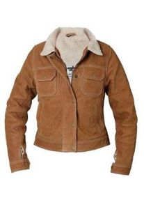 BLACKBIRD Dakota, veste en cuir femmes , couleur: Marron , taille: L