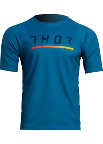 Thor Assist Caliber, jersey short-sleeve , color: Petrol , size: XS