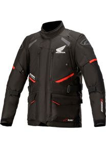 Alpinestars Andes V3 Honda, casaco têxtil Drystar , cor: Preto/Vermelho , tamanho: S