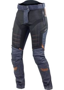 Trilobite Airtech, textiel broek vrouwen , kleur: donkerblauw/zwart/bruin , maat: 36