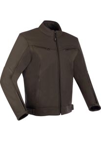 Bering Derby, leren jack , kleur: donkerbruin , maat: 4XL