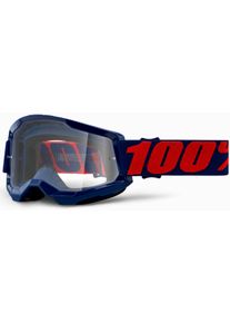 100 Percent Strata 2 Masego S22, bril , kleur: Donkerblauw/Rood Helder