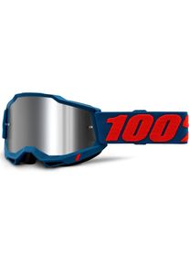 100 Percent Accuri 2 Extra Odeon, bril gespiegeld , kleur: Petrol/Oranje Zilver-Gespiegeld