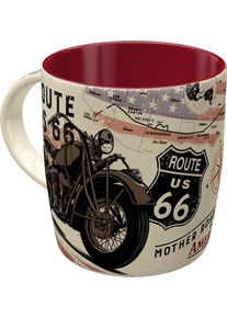 Nostalgic Art Route 66 Bike Map, cup