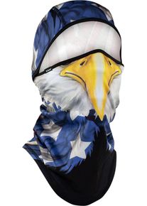 Zan Headgear SportFlex Convertible U.S.A., balaclava , color: Red/White/Blue/Yellow , size: One Size
