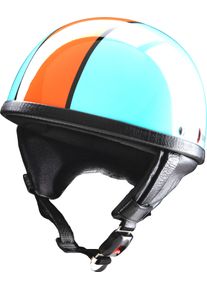 Redbike RB-514, jethelm , kleur: lichtblauw/oranje , maat: M