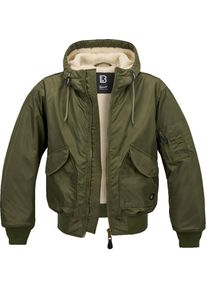 Brandit CWU Hooded, stoffen jas , kleur: olijf , maat: L