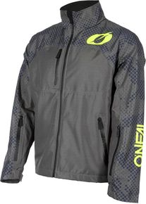 O Neal ONeal Shore, rain jacket , color: Grey/Neon-Yellow , size: XS