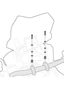 Givi 05SKIT, kit de montage , couleur: Original